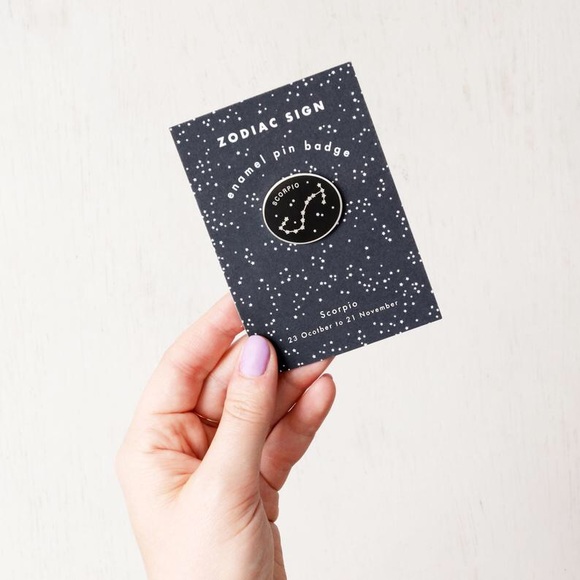 LAST ONE Scorpio Zodiac Constellation Pin - Picture 3 of 3